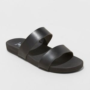 Black Slide Sandal